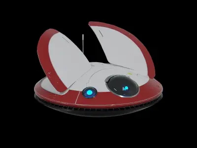 L0-LA59 Lola Leia droid from Kenobi - Star Wars Kenobi Low-poly 3D model