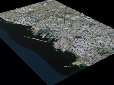 Casablanca - Morocco 3D model