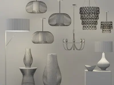 Aura Fixtures 3D model