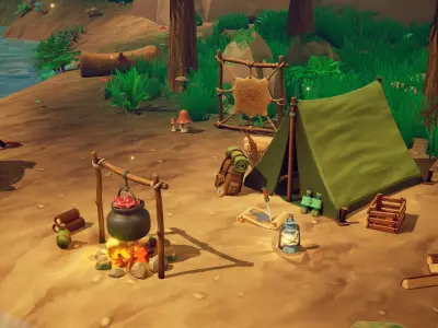 Emberlight - Stylized Camp Pack Low-poly 3D model