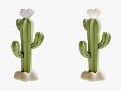 Cactus Floor Lamp 3D model