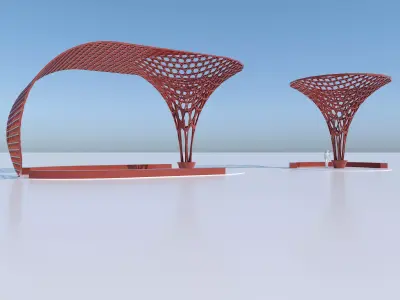 Parametric decoration stand 3D model
