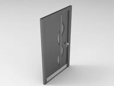 Groovy Door 3D model