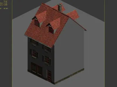 Heterogeneous - Building - Building B Building 04 3D model