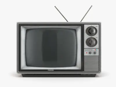  Retro TV Toshiba Blackstripe 