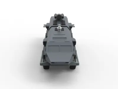 Landmaster from Damnation Alley Scale 1 to 38 3D print model