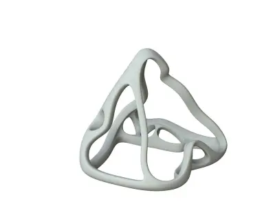 SciFi Cube Object No 62638 Low Poly Shape Low-poly 3D model
