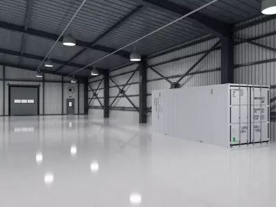 Warehouse interior and exterior 5 3D model