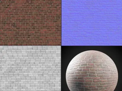 BRICK PBR Texture 06 Texture