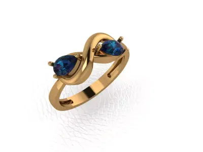 light gram ring-122 3D print model