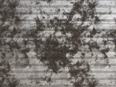 Dirty Metal Rollup Door PBR Seamless Texture