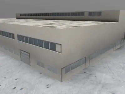 EDDH Storage 4 Low-poly 3D model