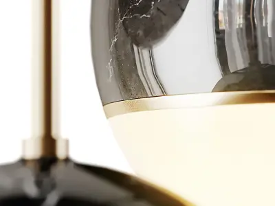 Globe Marble Lighting 3D model