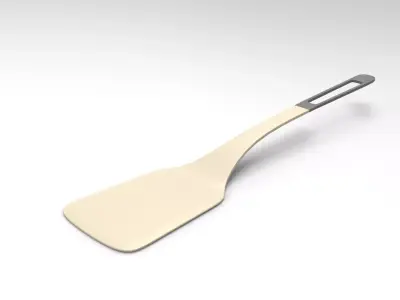 Lender Spatula Low-poly 3D model