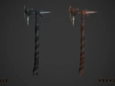 Weapons of Evil Basic Vol1 Lowpoly Low-poly 3D model