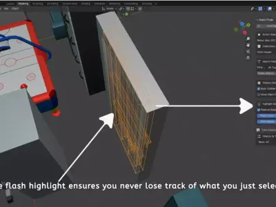 Viewport Object Finder Blender Addon 3D model