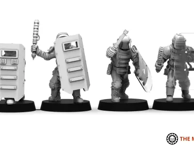 Ironblood - Militia builder 3D print model