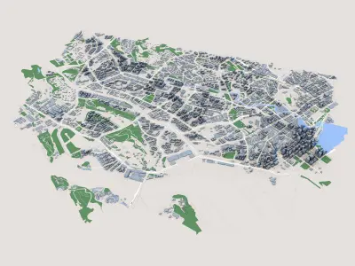 Singapore 3D model