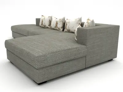 Cenova Sectional Sofa 3D model