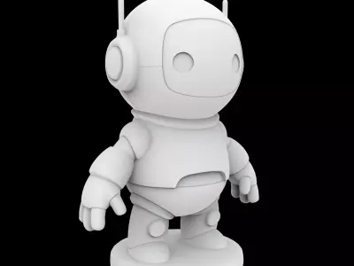 Robot Companion Figurine 3D Print Model 3D print model