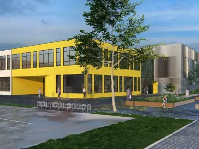 3D model of a sports school 3D model