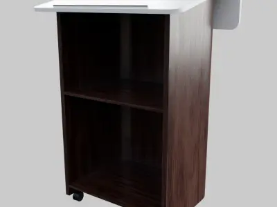 Elegant pulpit Low-poly 3D model