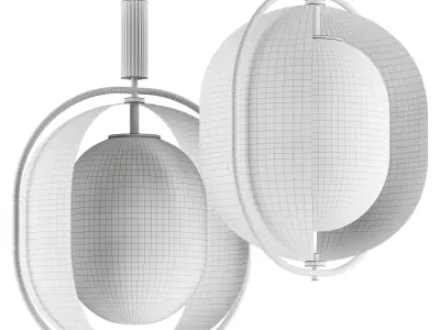 Pearl Pendant Light 3D model