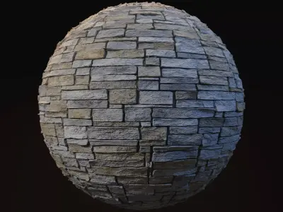 Cream Chopped Stone 8K Textures Texture