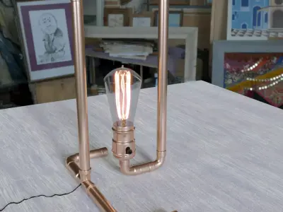 Cooper Lamp Free 3D model
