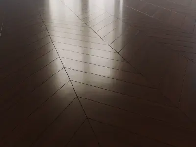 Parquet board - Afrormosiya high pericopsis high 3D model