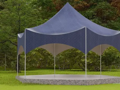 Classic tent Free 3D model