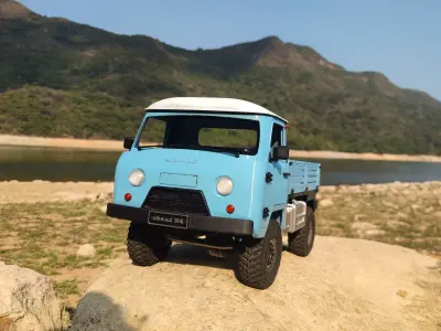 Crawler U452 cab - 1-10 RC body 3D print model