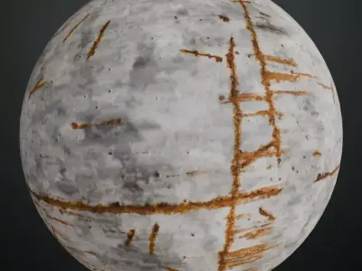 Dirt Rust Iron Sheet PBR Seamless Texture