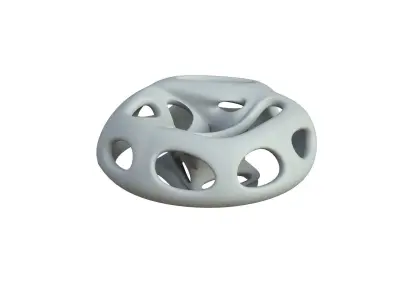 SciFi Cube Object No 65174 Low Poly Shape Low-poly 3D model