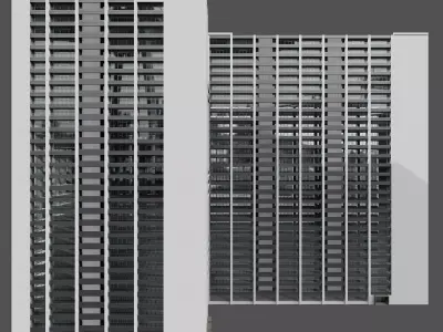 High Rised Residential Building No144 A 3D model