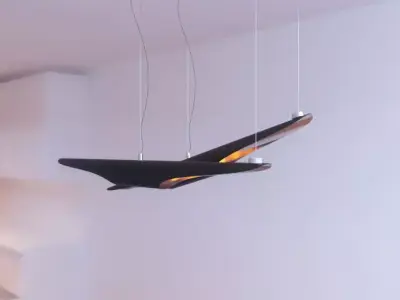 organic lamp Free 3D model