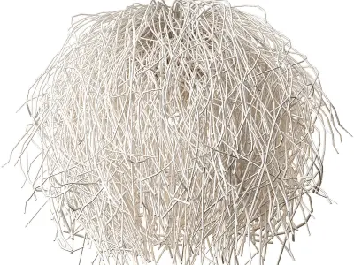 Hanging chandelier Windblown Chandelier by Palecek 3D model