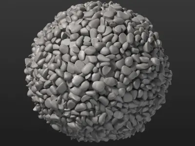 Large multi coloured pebbles stones texture Texture