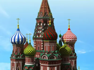 Red Square Moscow Russia 3D model