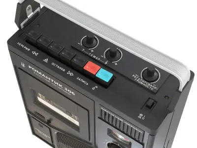 Tape recorder Romantic 306 3D model