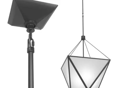Circa lighting VISUAL COMFORT Lorino Large Lantern 3D model