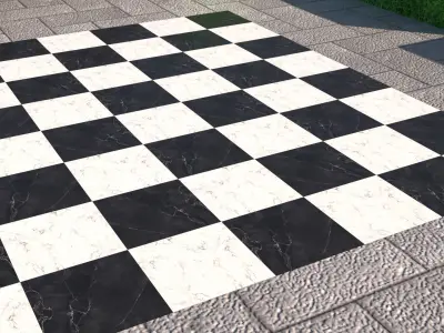 Chess Park 3D model