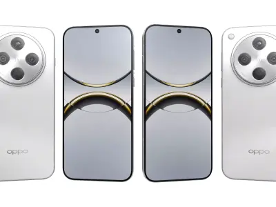 Oppo Find X8 Floating Light White High Poly 3D model