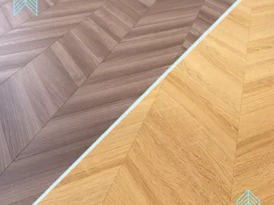 Parquet - Laminate - Wooden floor 2 in 1 Low-poly 3D model 29