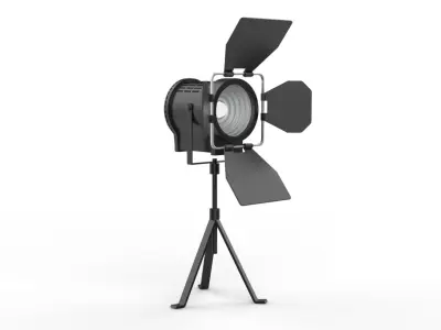 Studio light clipart 3D model