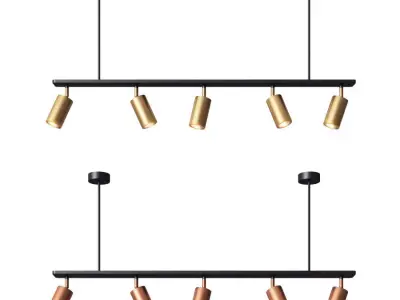 Lino horizontal pendant 3D model