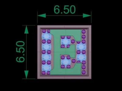 alphabet bracelet 3D print model