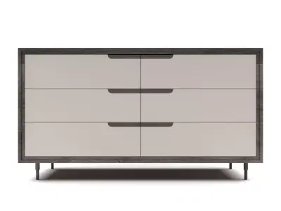 Universal Furniture - Nina Magon Degas Dresser Low-poly 3D model