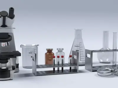 Laboratory Equipment 3D model