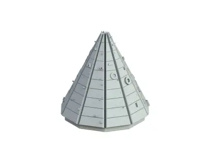 Sci Fi Object No 2752 Low Poly Low-poly 3D model